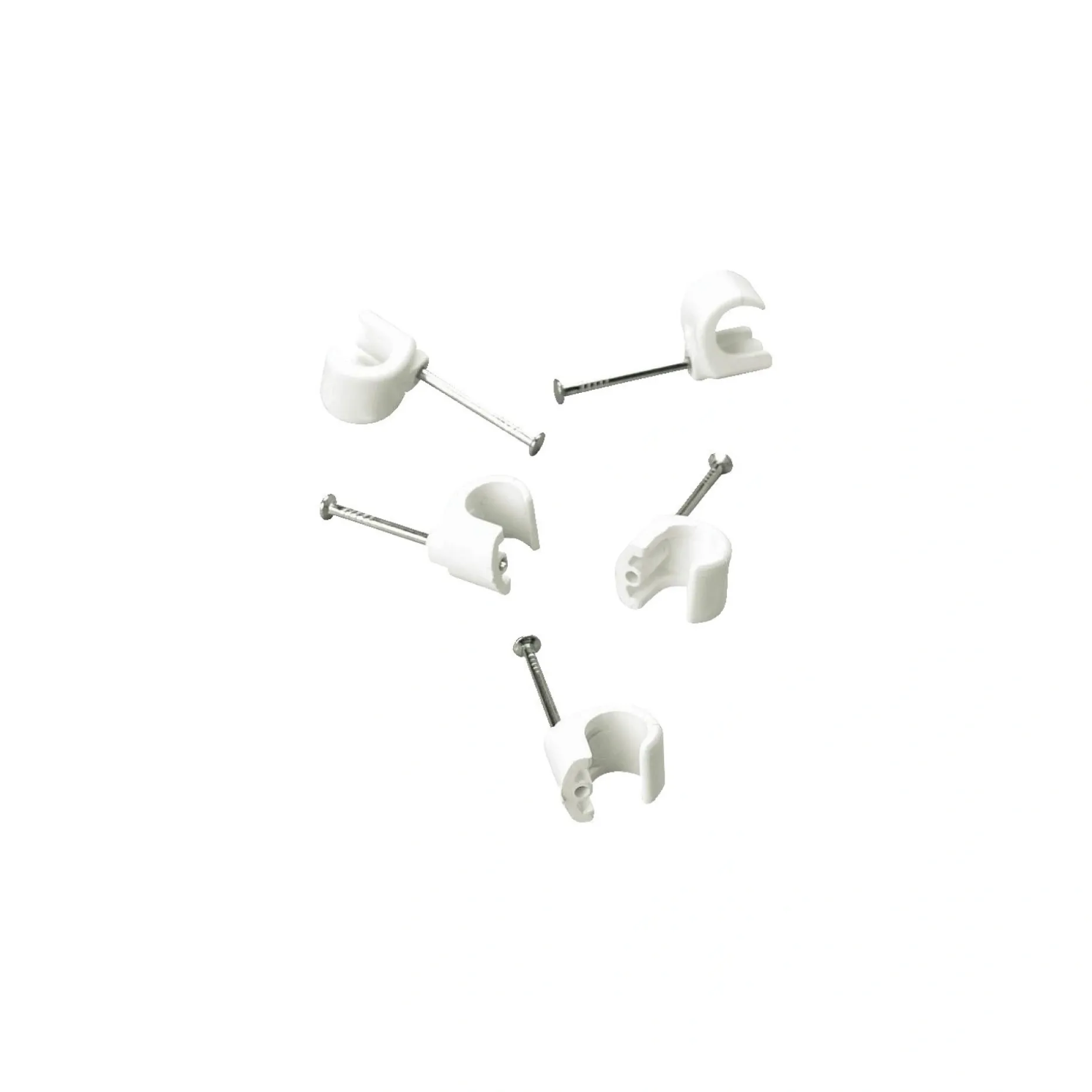 SCHNEIDER ELECTRIC THORSMAN RUND Ø7-10 HVID 20 STK LEDNINGCLIPS