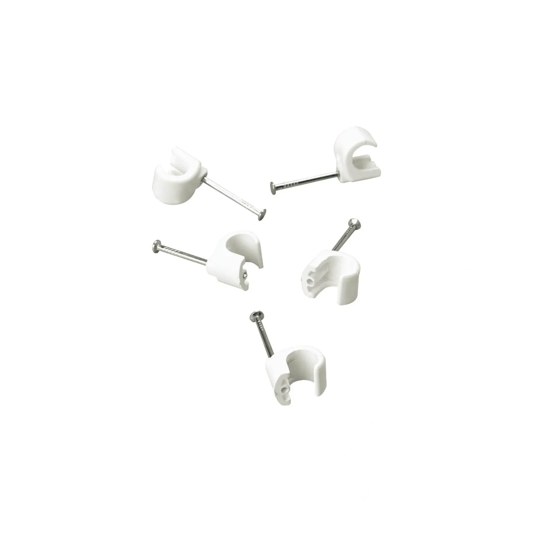 SCHNEIDER ELECTRIC THORSMAN RUND Ø7-10 HVID 100 STK LEDNINGCLIPS