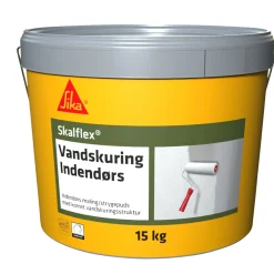 SIKA SKALFLEX VANDSKURING INDENDØRS VANDSKURINGSMØRTEL 15 KG HVID