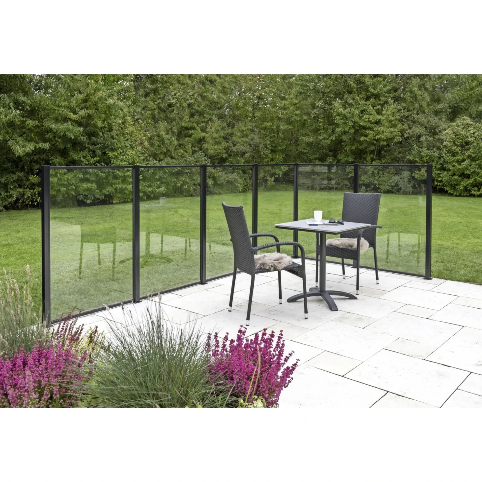 SKAGEN SYSTEMHEGN HEGNSMODUL KLAR GLAS 86.50 X 122 X 0.60 X 0.60 CM