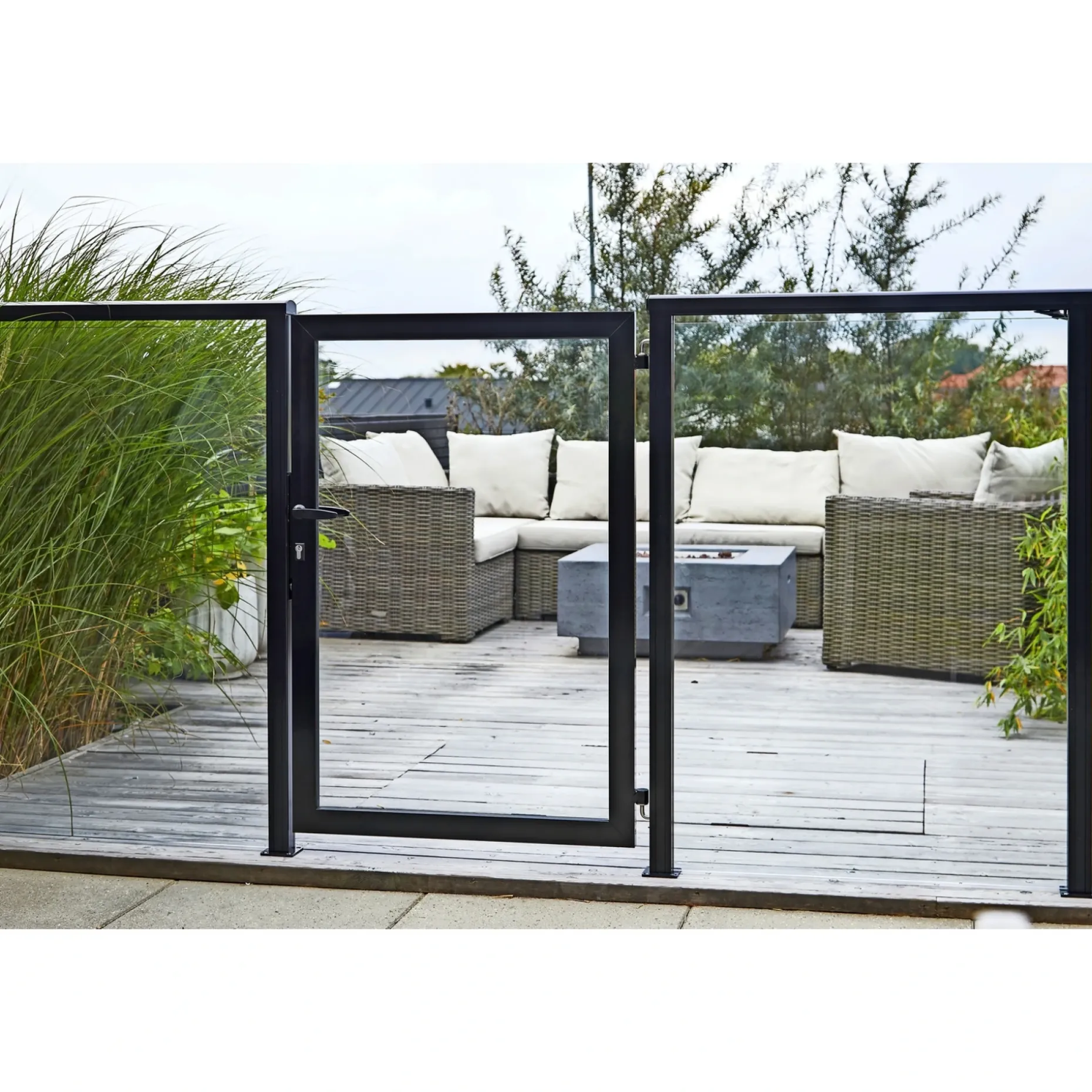 SKAGEN SYSTEMHEGN LÅGE KLAR GLAS 86 X 120 X 0.60 X 0.40 CM