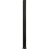 SKAGEN SYSTEMHEGN STOLPE SORT ALUMINIUM 5 X 125 X 5 CM