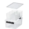 SMARTSTORE CLASSIC 15 OPBEVARINGSKASSE M LÅG + INDSATS TRANSPARENT 14 L