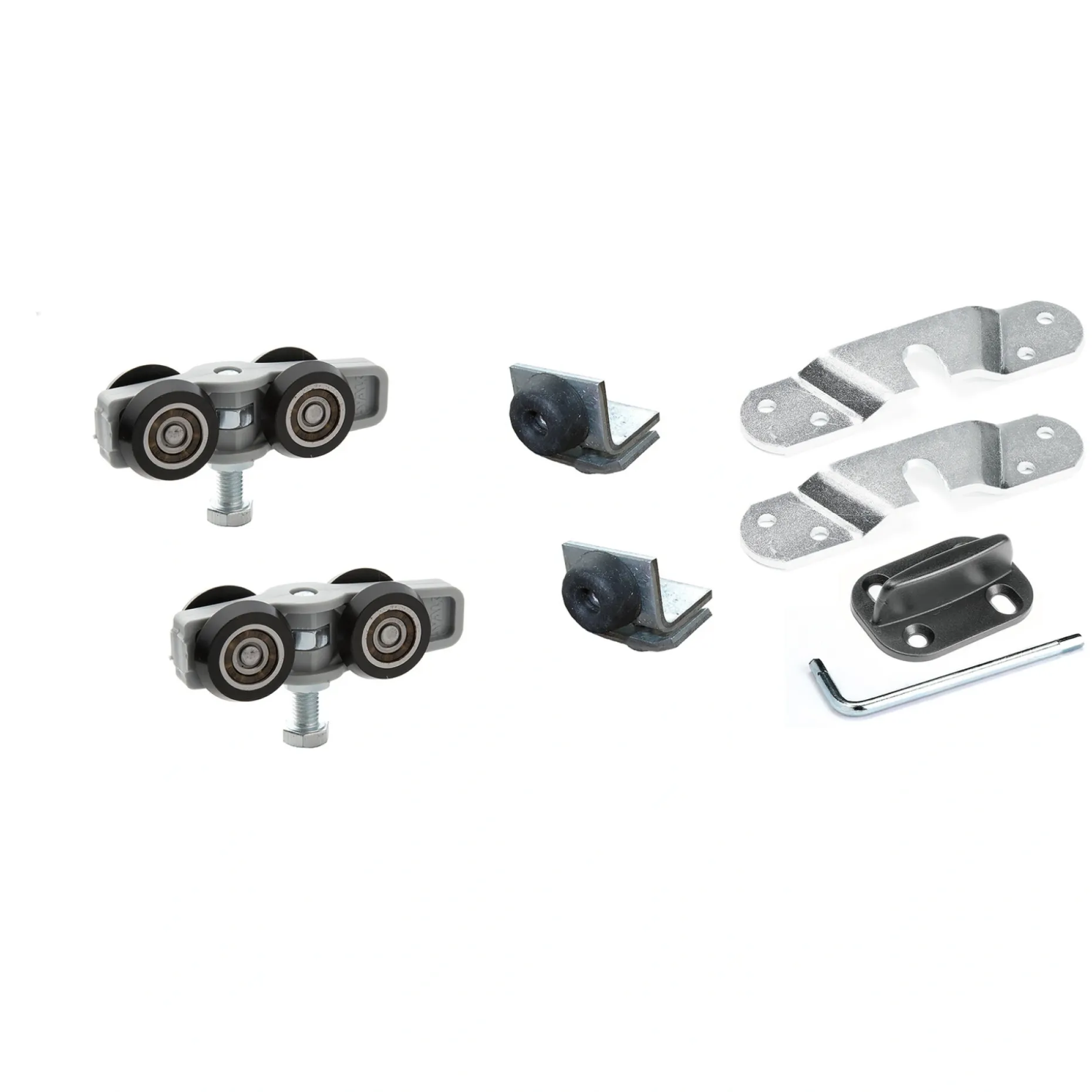 SVALK ROLLLOCK M/KUGLELEJE SKYDEDØRSBESLAG 110 KG ELFORZINKET