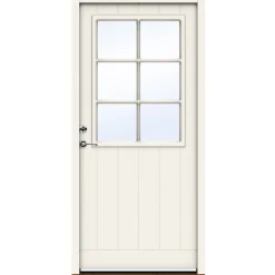 SWEDOOR ADVANCE-LINE CLASSIC BRAHMS ECO FACADEDØR 77 X 948 X 2115 MM V HVID