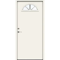 SWEDOOR ADVANCE-LINE CLASSIC BERLIOZ ECO FACADEDØR 77 X 948 X 2115 MM V HVID