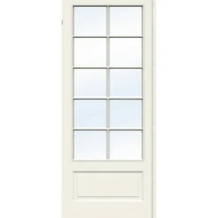 SWEDOOR CLEVER-LINE STYLE SP10 STÅENDE GLASDØR 9X21