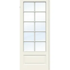 SWEDOOR CLEVER-LINE STYLE SP10 STÅENDE GLASDØR 8X21