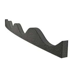 SWISSPEARL B6 SKUMBØLGEKLODS SORT 1030X25 MM
