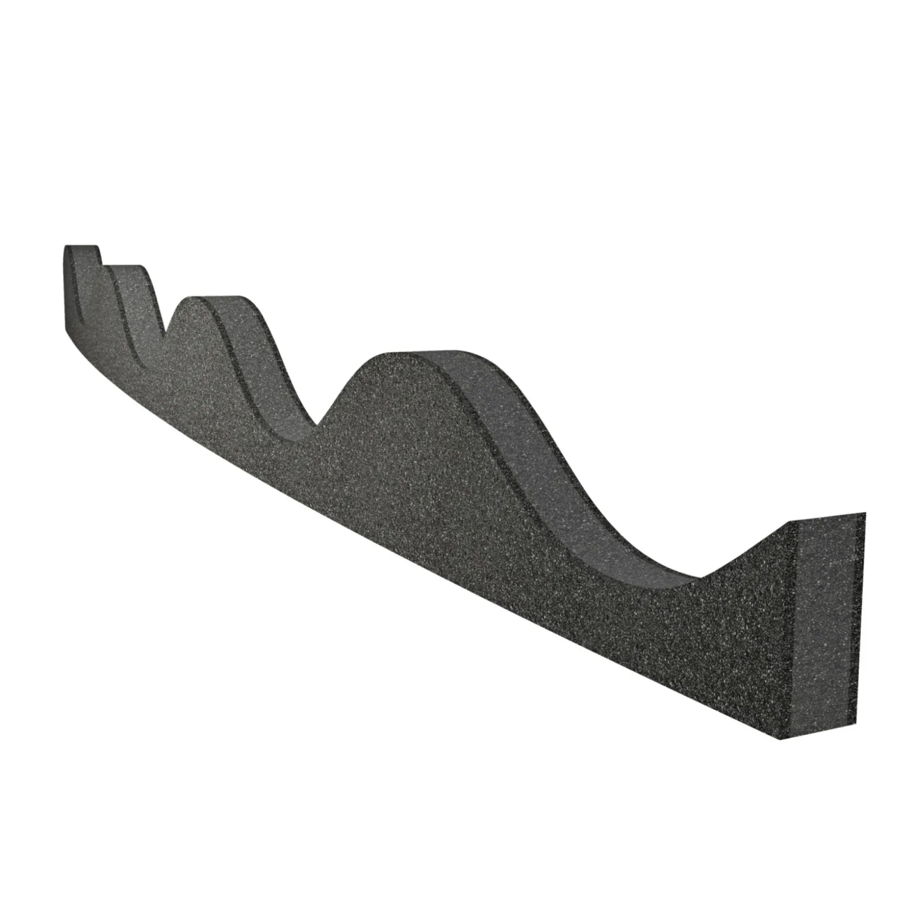 SWISSPEARL B6 SKUMBØLGEKLODS SORT 1030X25 MM