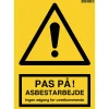 SYDVESTA ASBEST ADVARSELSSKILT
