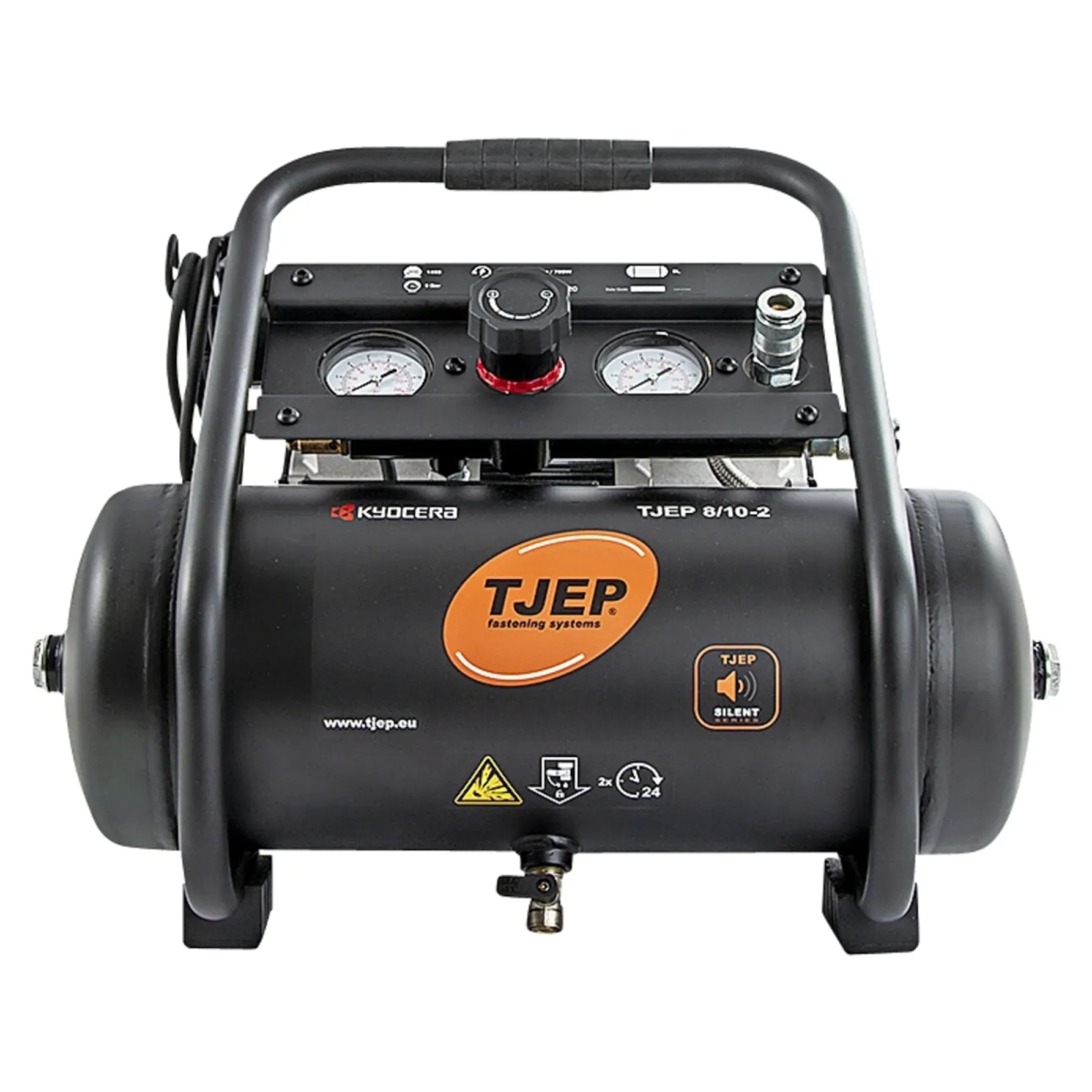 TJEP 8/10-2 SILENT KOMPRESSOR 9 BAR 8 L