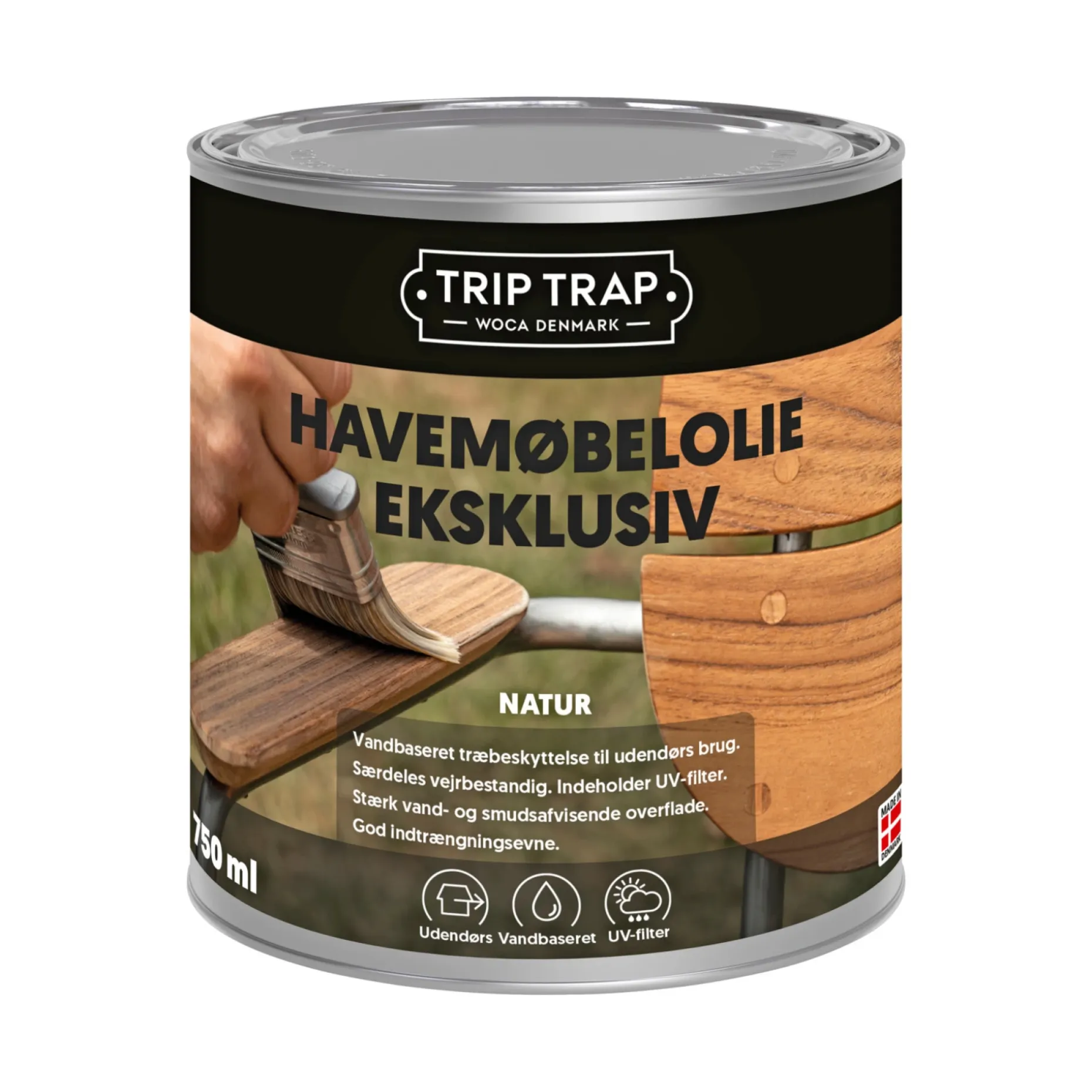TRIP TRAP EKSKLUSIV HAVEMØBEL OLIE 0,75 L NATUR