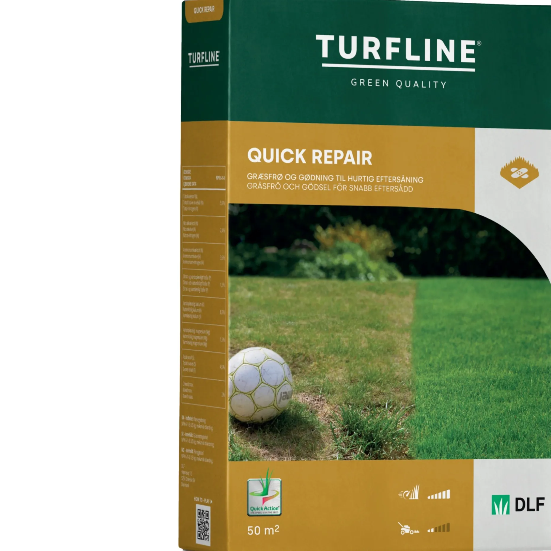 TURFLINE QUICK REPAIR GRÆSFRØ 1 KG