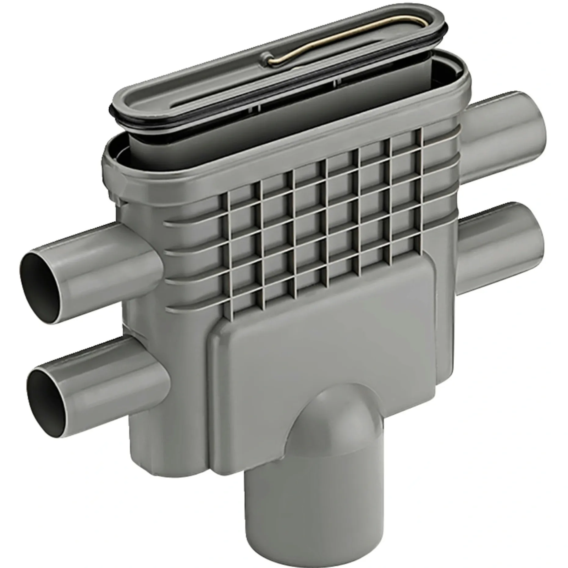UNIDRAIN 1414.0075 UDLØBSHUS 75 MM LODRET