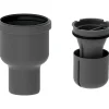 UNIDRAIN 2412.0075 UDLØBSHUS 75 MM LODRET