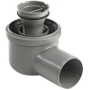 UNIDRAIN 2411.0075 UDLØBSHUS 75 MM VANDRET