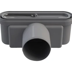 UNIDRAIN 1411.0075 UDLØBSHUS 75 MM VANDRET