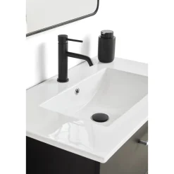 VASSO MILANO SOFTCLOSE BADMØBEL SORT 2 SKUFFER 60 CM