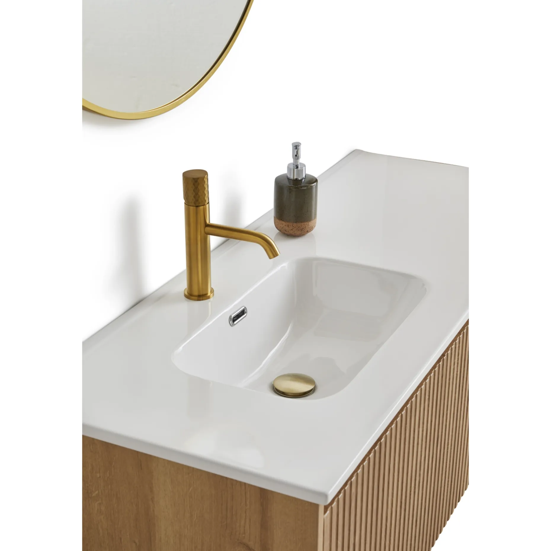 VASSO ROMA SOFTCLOSE BADMØBEL VARM EG 2 SKUFFER 120 CM