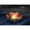 VELI LINE LOTUS SOLCELLE LAMPE METAL 10 CM
