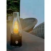 VELI LINE RETRO GENOPLADELIG BORDLAMPE SORT