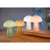 VELI LINE STRIPE MUSHROOM GENOPLADELIG BORDLAMPE ROSA