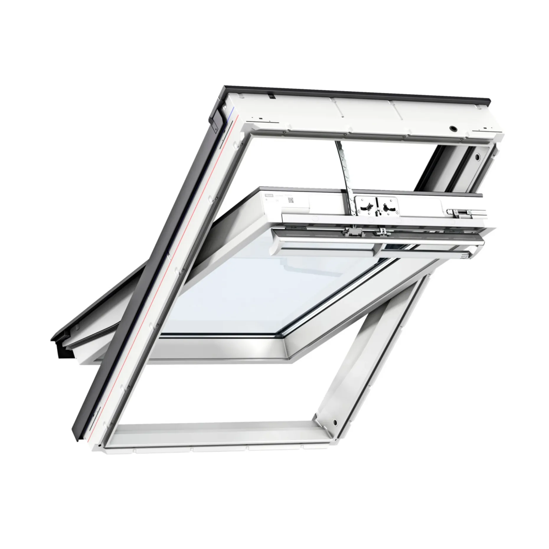 VELUX INTEGRA ELEKTRISK VIPPEVINDUE HVID POLYURETAN 55 X 78 CM GGU CK02 006821