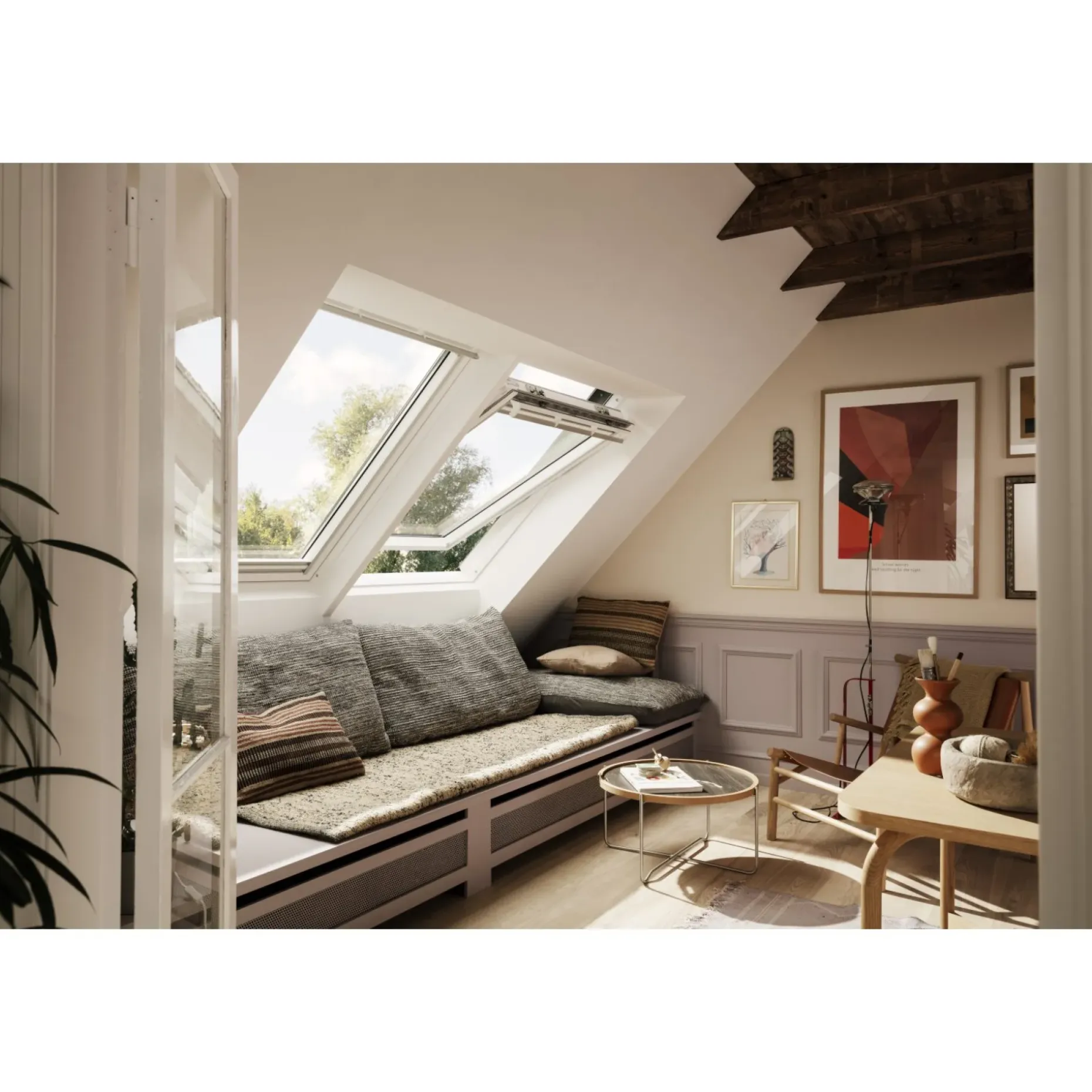 VELUX INTEGRA ELEKTRISK VIPPEVINDUE HVID POLYURETAN 78 X 140 CM GGU MK08 006821