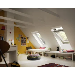 VELUX VIPPEVINDUE HVID POLYURETAN 55 X 78 CM GGU CK02 0066