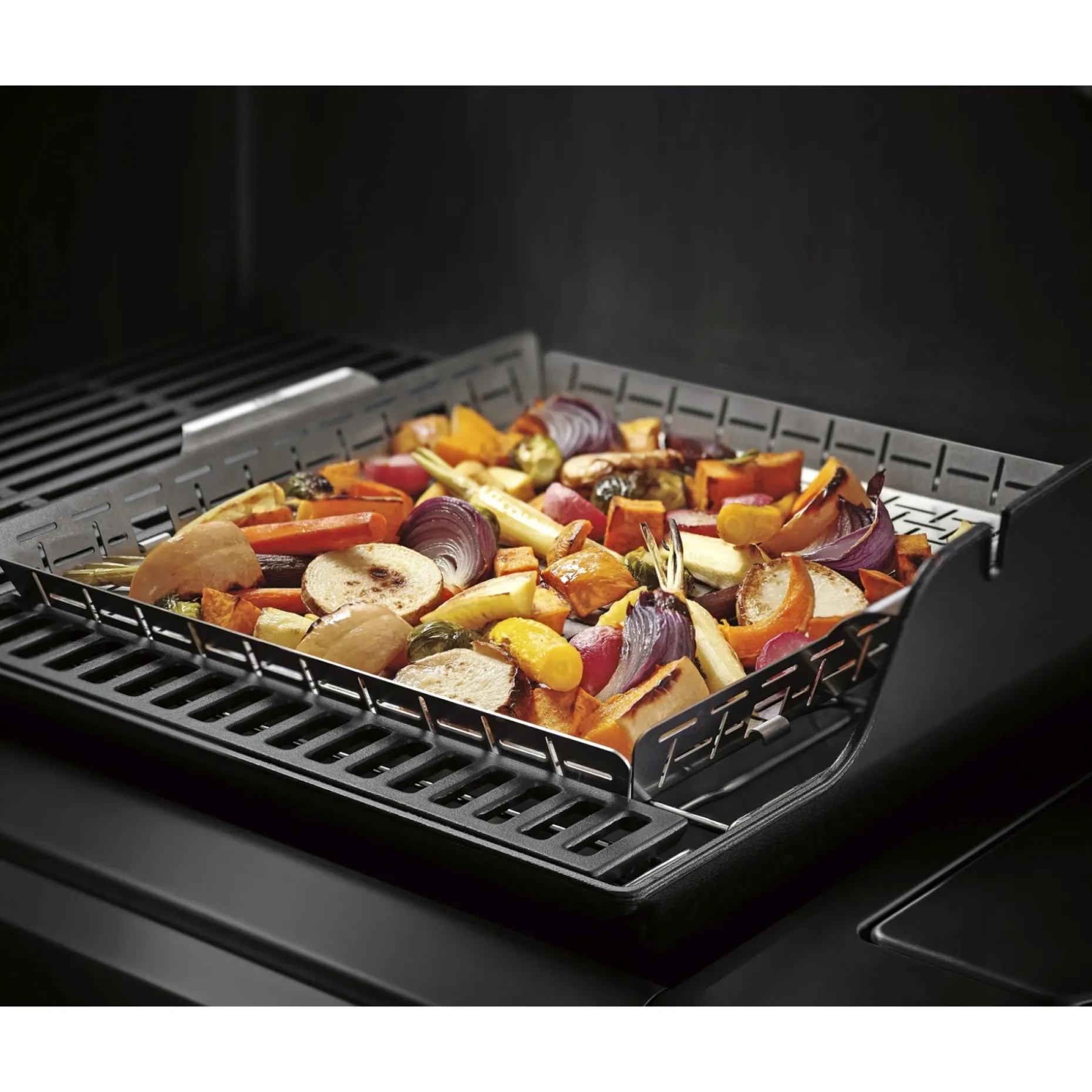 WEBER CRAFTED GRØNTSAGSBAKKE RUSTFRIT STÅL
