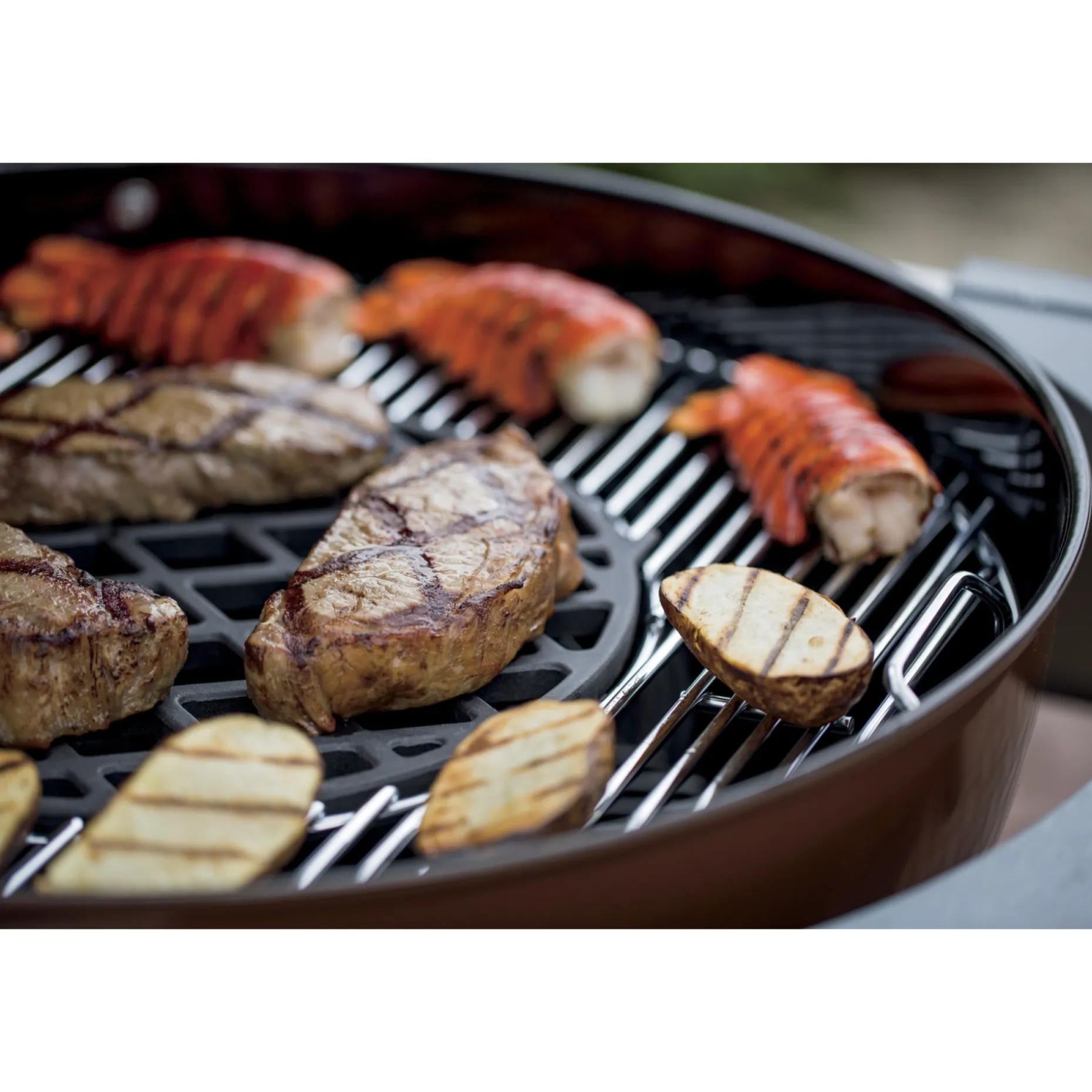 WEBER GOUMET BBQ SYSTEM GRILLRIST PORCELÆNSEMALJERET STØBEJERN