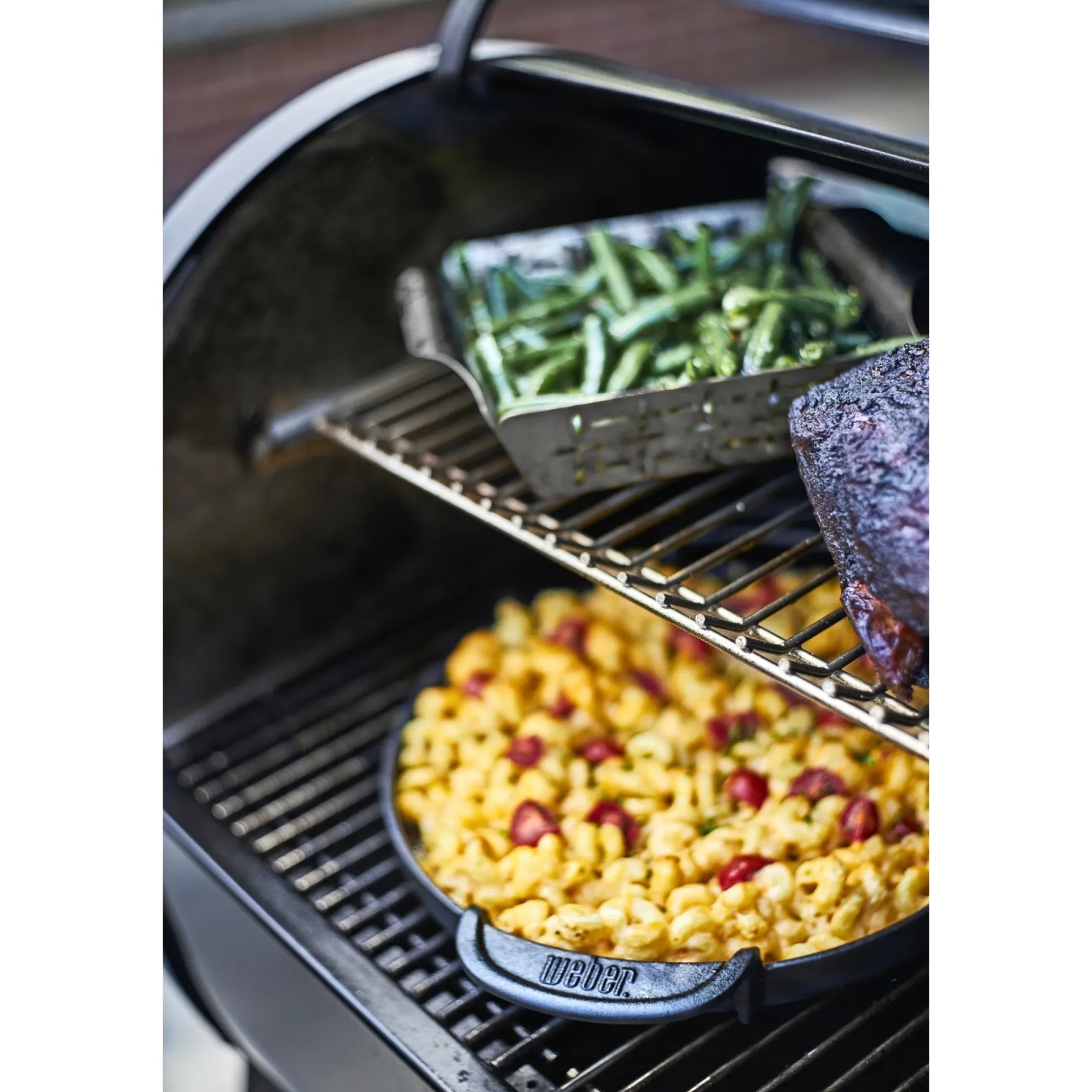 WEBER SMOKEFIRE EX4 GBS PILLEGRILL SORT