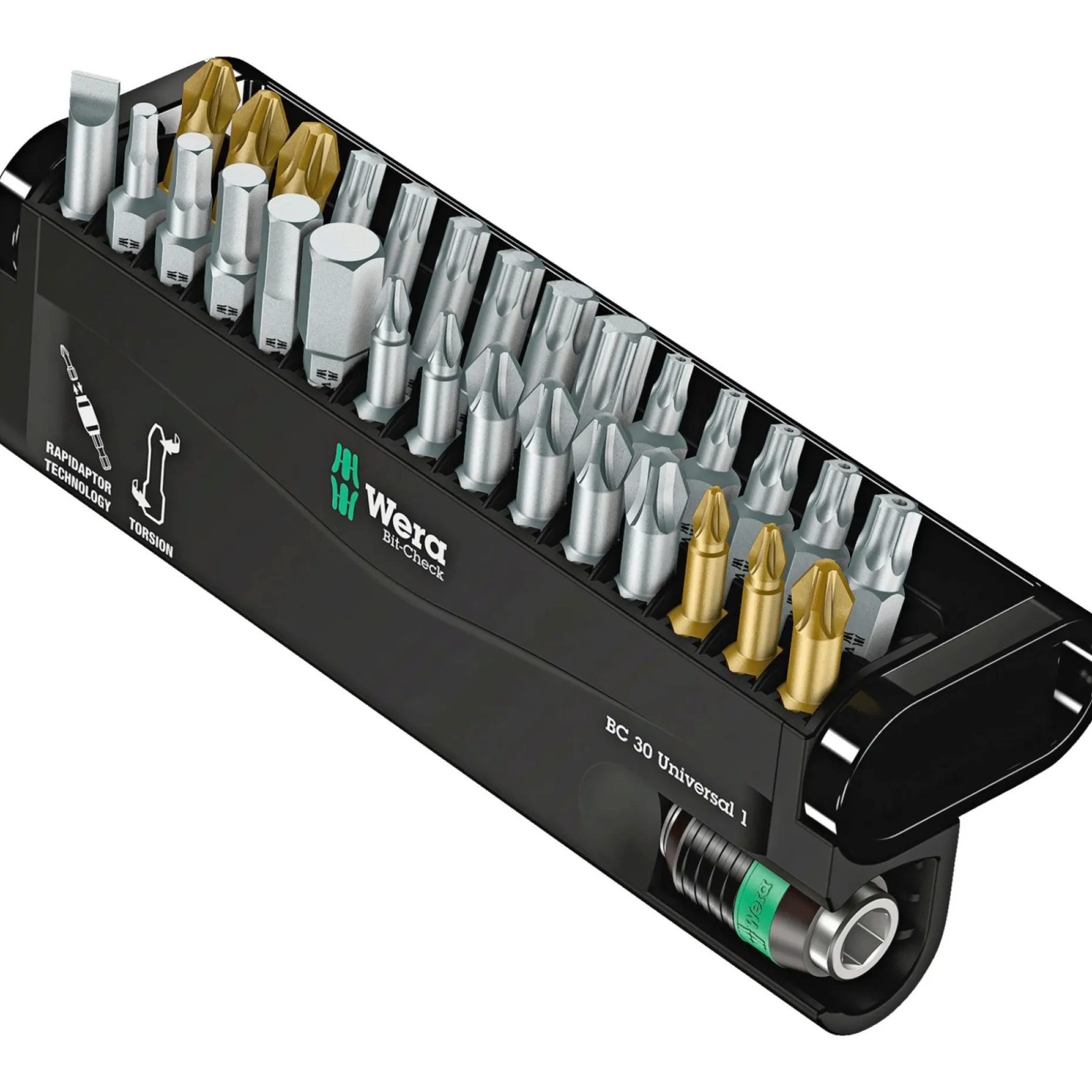 WERA BIT CHECK UNIVERSAL BITSSÆT 30 DELE
