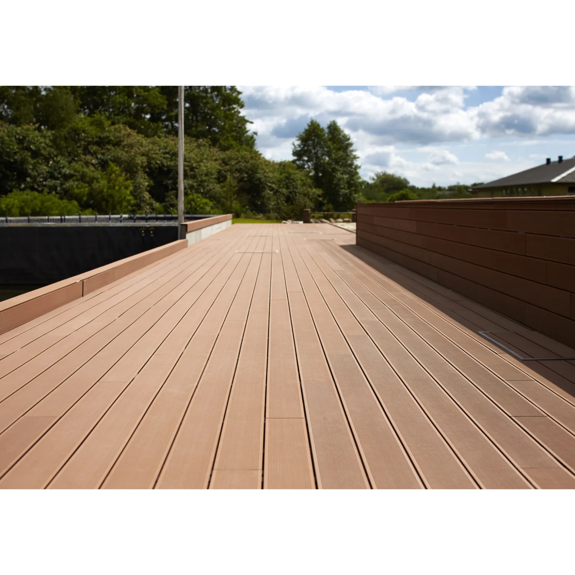 WIMEX FUR CLASSIC TERRASSEBRÆT 23 X 146 X 3600 MM RØD