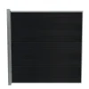WIMEX LIVØ PRIME V-PROFIL HEGNSFAG MAT SORT 189.50 X 180 CM