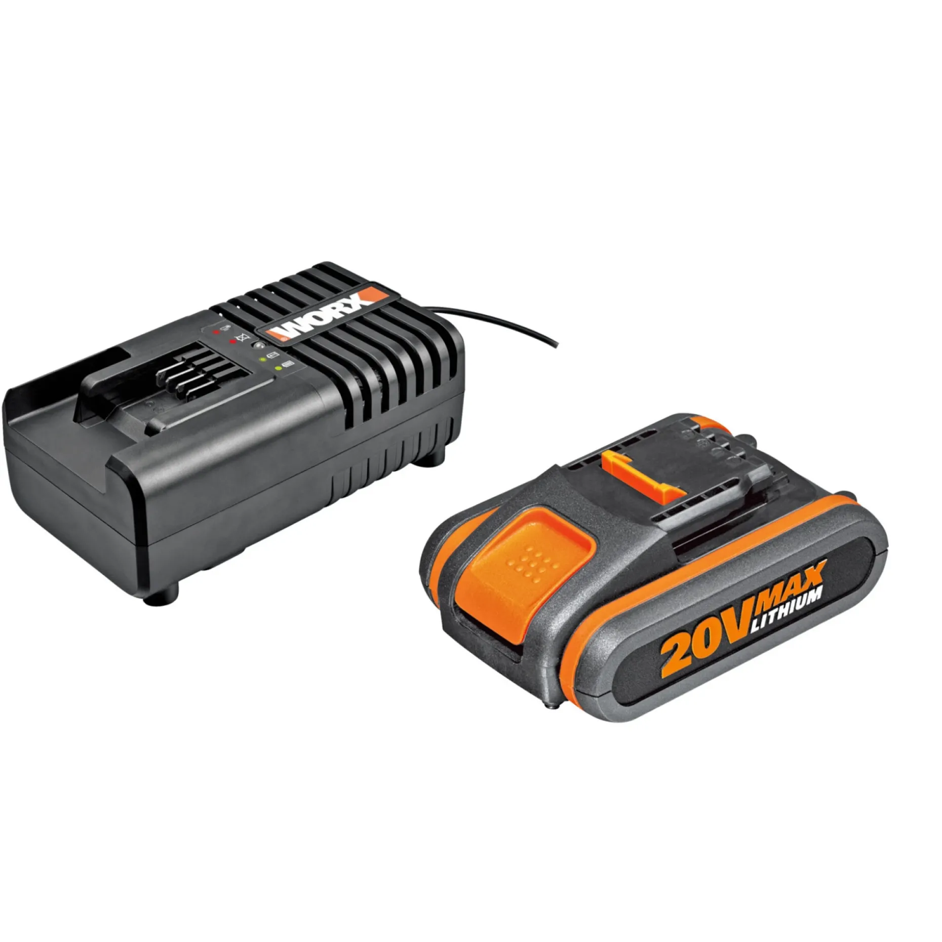 WORX WG918E GRÆSTRIMMER/HÆKKEKLIPPER/BATTERISÆT