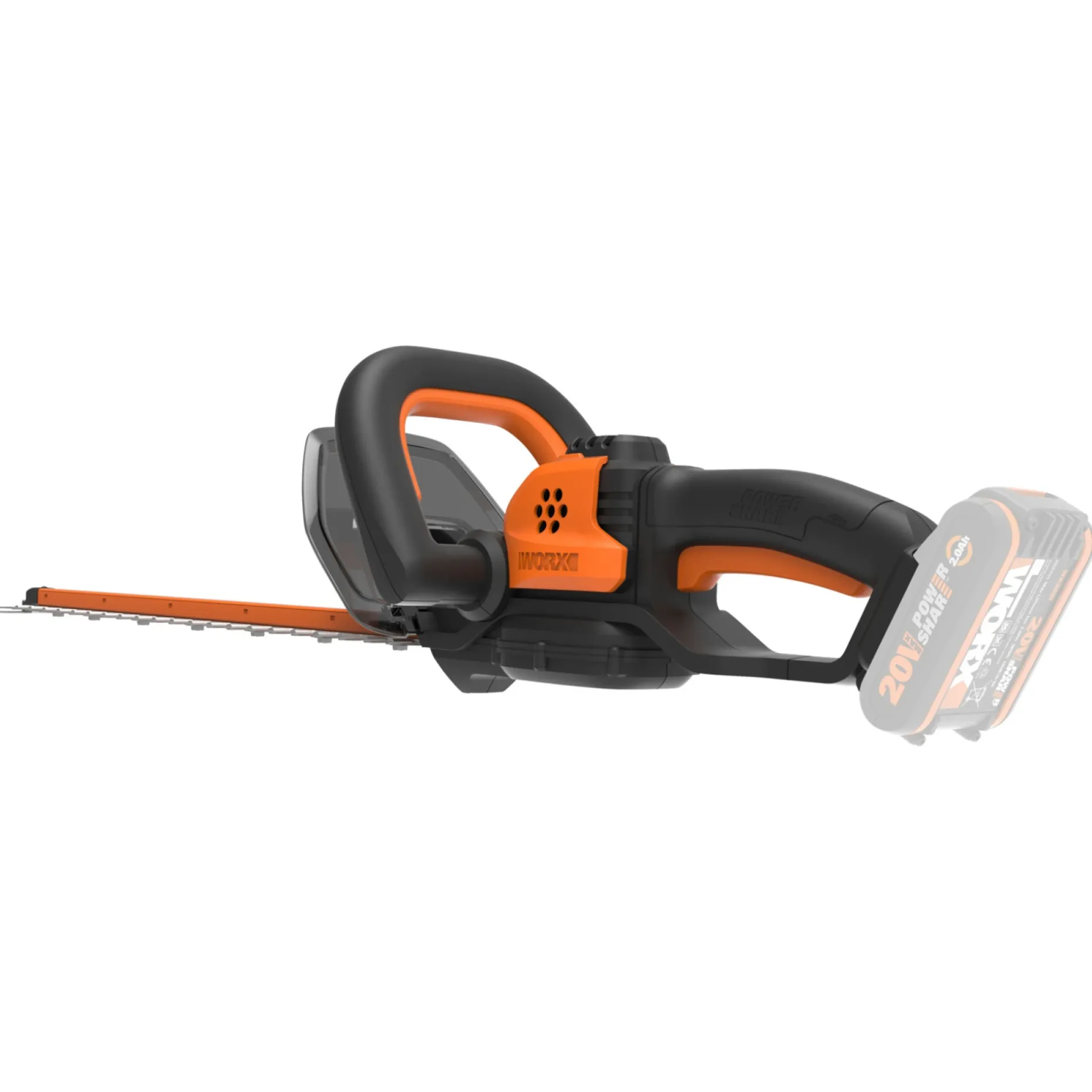 WORX WG264E.9 HÆKKEKLIPPER 56 CM UDEN BATTERI OG LADER