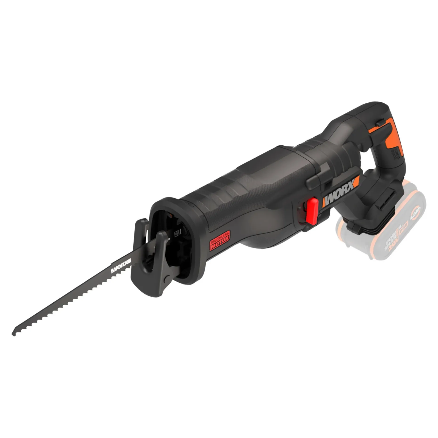 WORX WX516.9 BAJONETSAV AKKU 20V UDEN BATTERI OG LADER