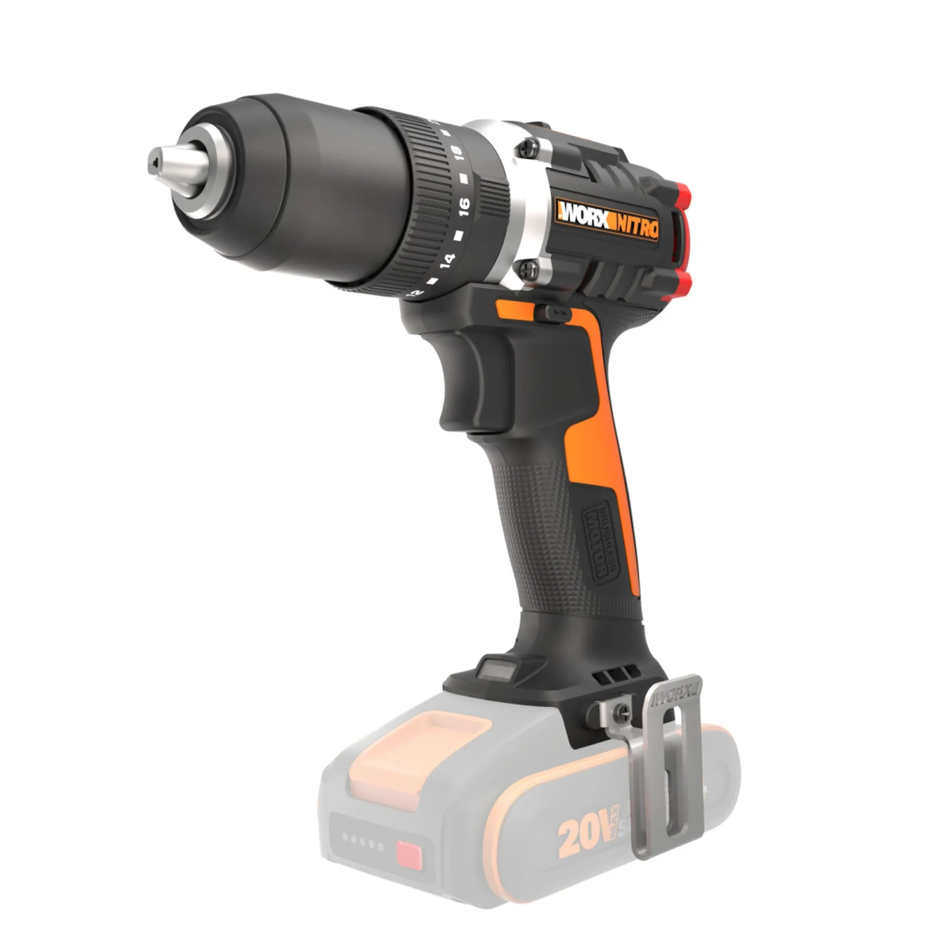 WORX WX355.9 SLAGBOREMASKINE AKKU UDEN BATTERI OG LADER