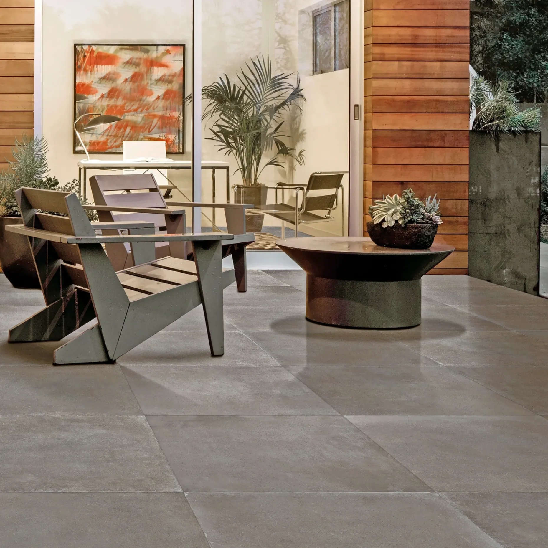 XL-BYG CONTEMPORARY BROWN UDENDØRS KERAMISK FLISE 60X60 BRUN