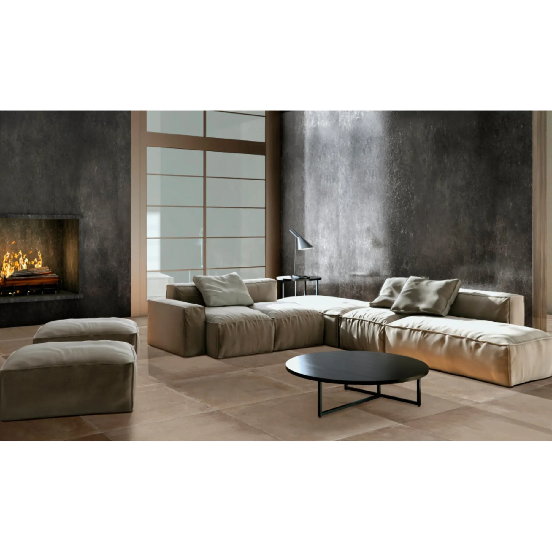 XL-BYG CONTEMPORARY BROWN SOKKELFLISE 7X60 BRUN