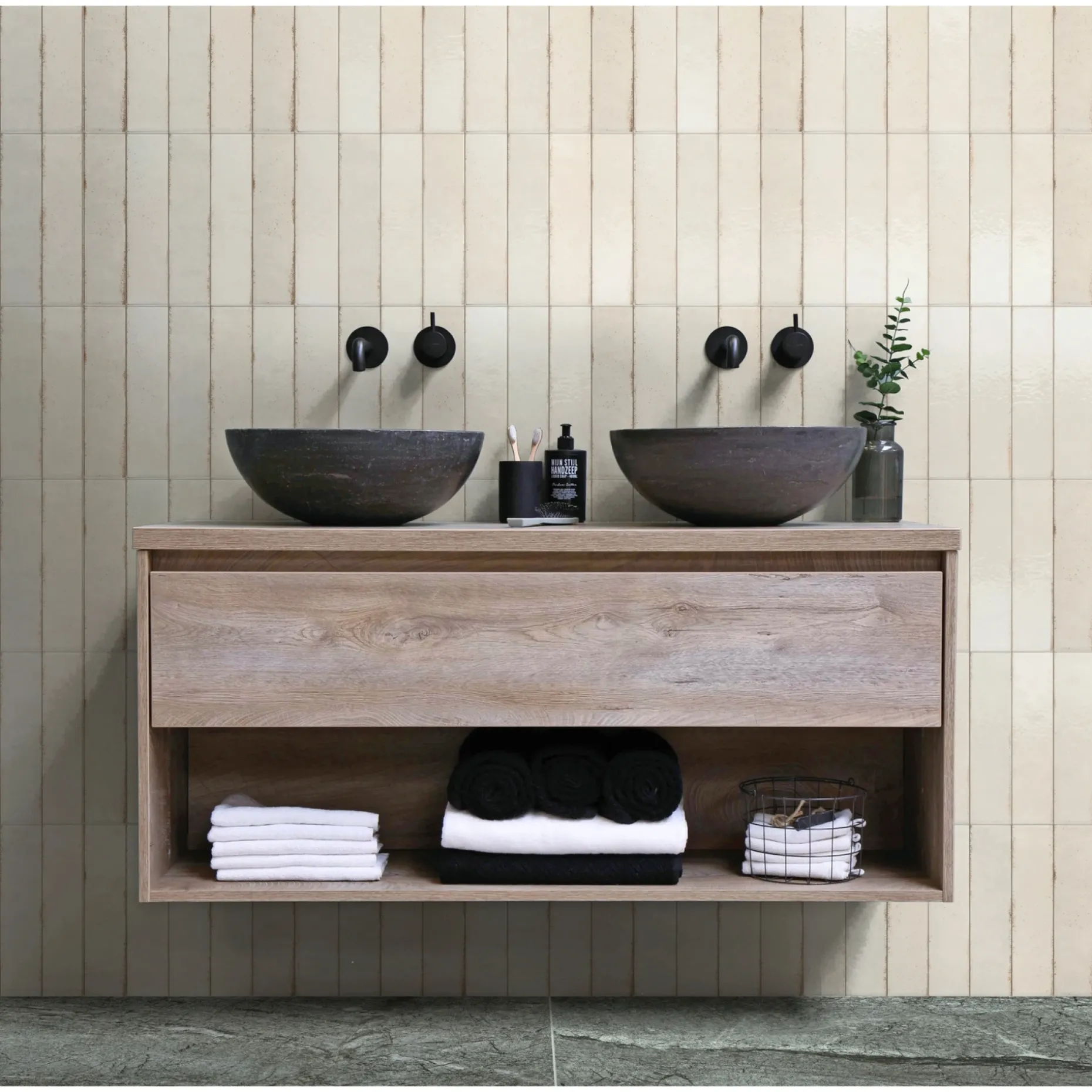 XL-BYG MATERICI CANENELLA BLANK VÆGFLISE 6X25 BEIGE