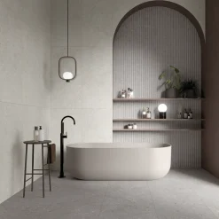 XL-BYG SHELLSTONE GRIGIO SOKKELFLISE 7X60 GRÅ