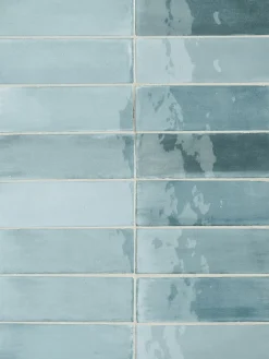 XL-BYG T-BRICK WALL CERULEAN VÆGFLISE 5,2X16 BLÅ