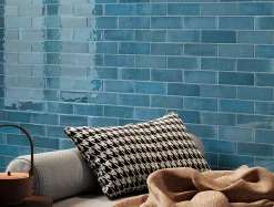 XL-BYG T-BRICK WALL NAVY VÆGFLISE 5,2X16 BLÅ