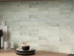 XL-BYG TINT WALL SEA GLASS VÆGFLISE 5,2X16 GRØN